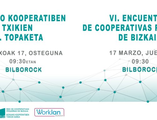 El VI Encuentro GORATUZ de Cooperativas Pequeñas de Bizkaia se celebrará el 17 de marzo